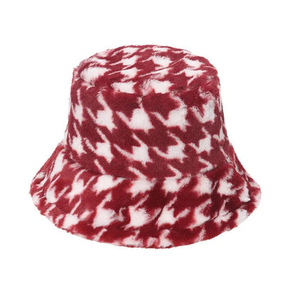 Warm Women's Winter Bucket Hat c008-bir-4 by HitMyNeed