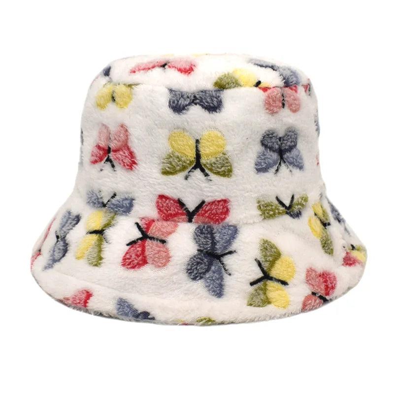 Warm Women's Winter Bucket Hat c008-fly-1 by HitMyNeed