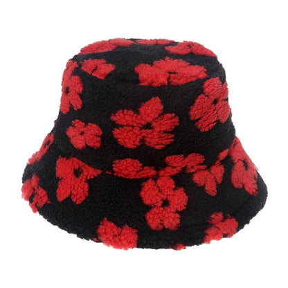 Warm Women's Winter Bucket Hat c008-hua-4 by HitMyNeed