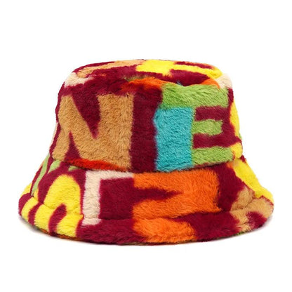 Warm Women's Winter Bucket Hat c008-muti-3 by HitMyNeed