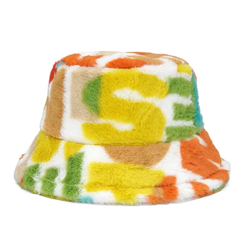 Warm Women's Winter Bucket Hat c008-muti-4 by HitMyNeed