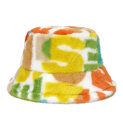 Warm Women's Winter Bucket Hat c008-muti-4 by HitMyNeed