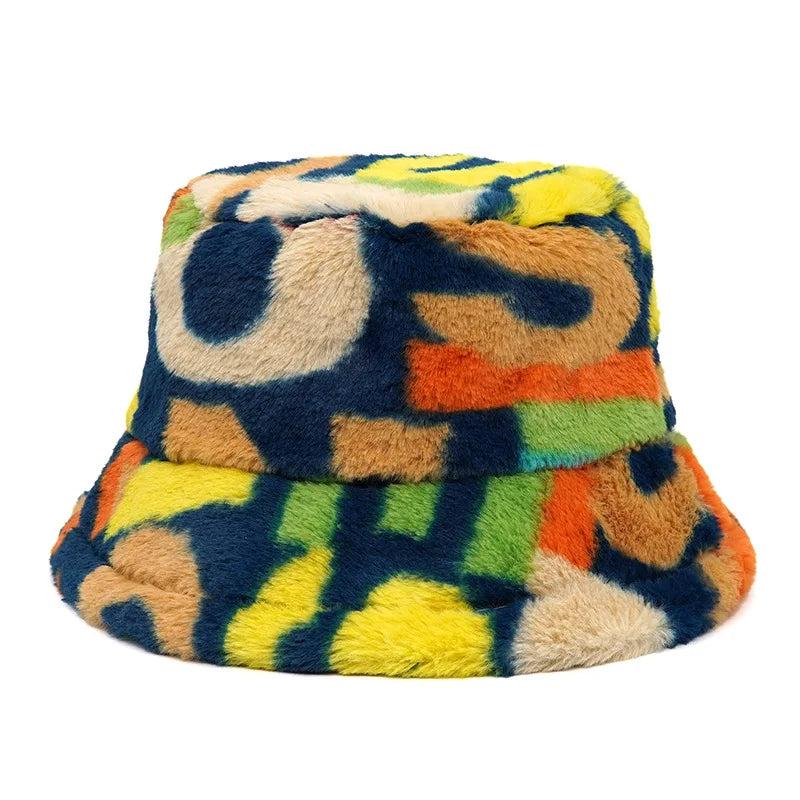 Warm Women's Winter Bucket Hat c008-muti-5 by HitMyNeed