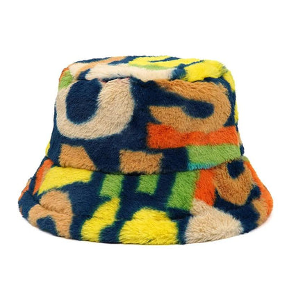 Warm Women's Winter Bucket Hat c008-muti-5 by HitMyNeed