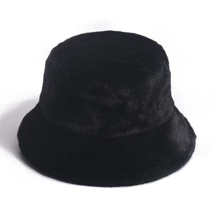 Warm Women's Winter Bucket Hat c008-solid-1 by HitMyNeed