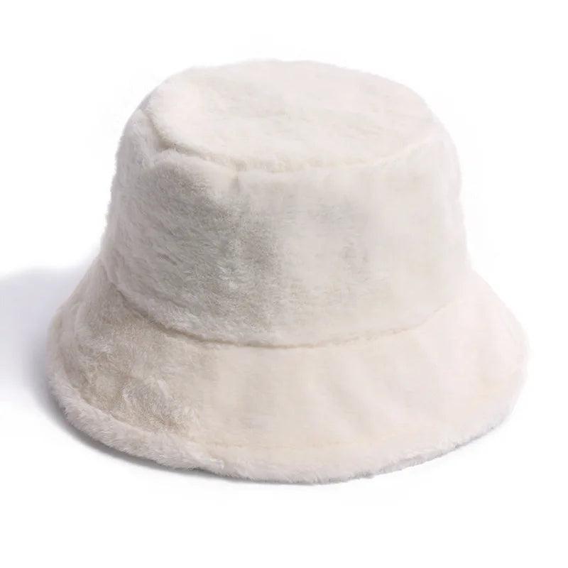 Warm Women's Winter Bucket Hat c008-solid-3 by HitMyNeed
