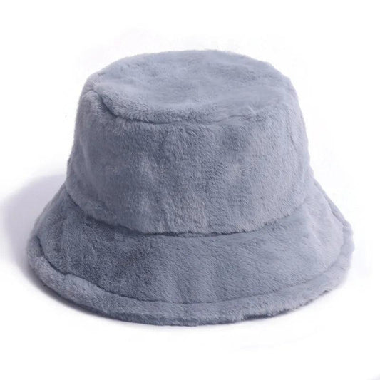 Warm Women's Winter Bucket Hat c008-solid-4 by HitMyNeed