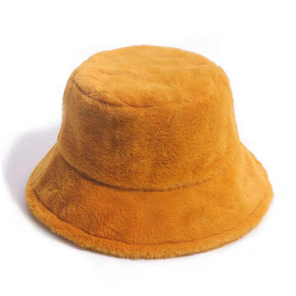 Warm Women's Winter Bucket Hat c008-solid-5 by HitMyNeed