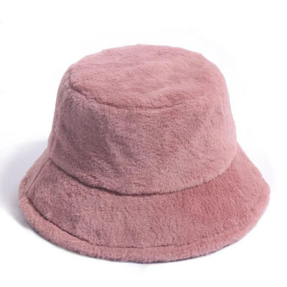 Warm Women's Winter Bucket Hat c008-solid-6 by HitMyNeed