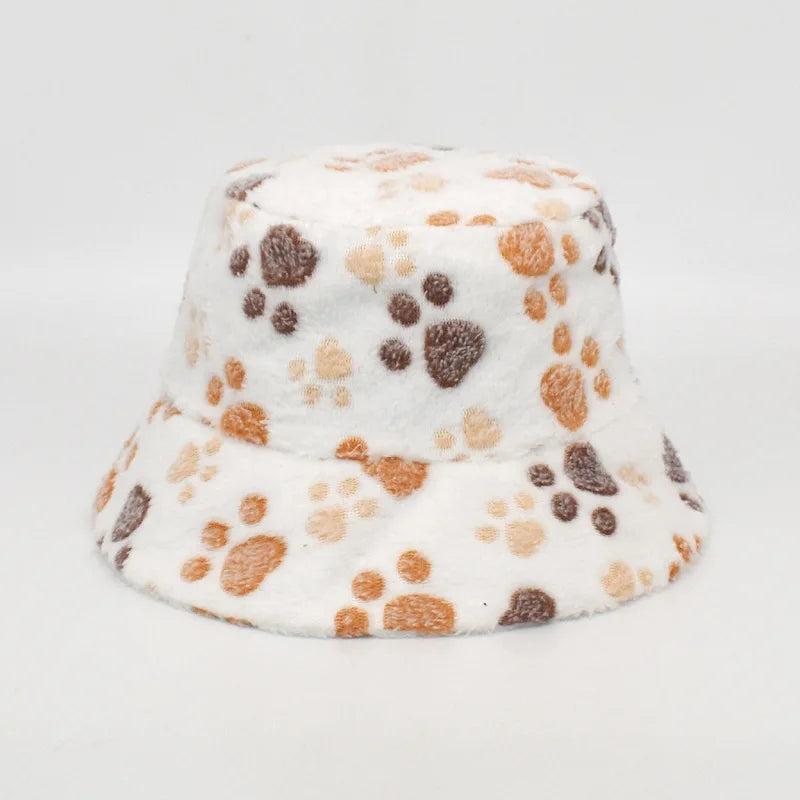 Warm Women's Winter Bucket Hat c008-zhua-1 by HitMyNeed