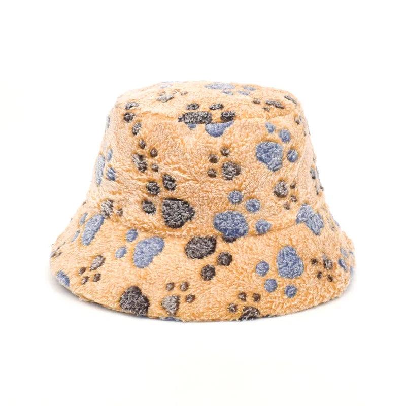 Warm Women's Winter Bucket Hat c008-zhua-3 by HitMyNeed