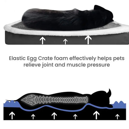 Washable Dog Bed Mat with Removable Zipper Cover by HitMyNeed