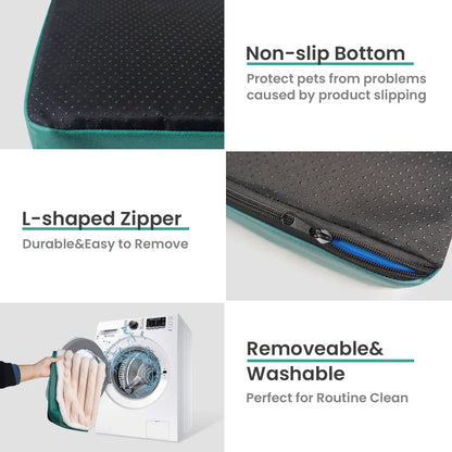 Washable Dog Bed Mat with Removable Zipper Cover by HitMyNeed
