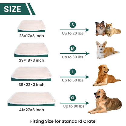 Washable Dog Bed Mat with Removable Zipper Cover by HitMyNeed