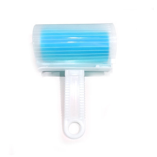 Washable Sticky Lint Remover Roller blue-with-lid by HitMyNeed