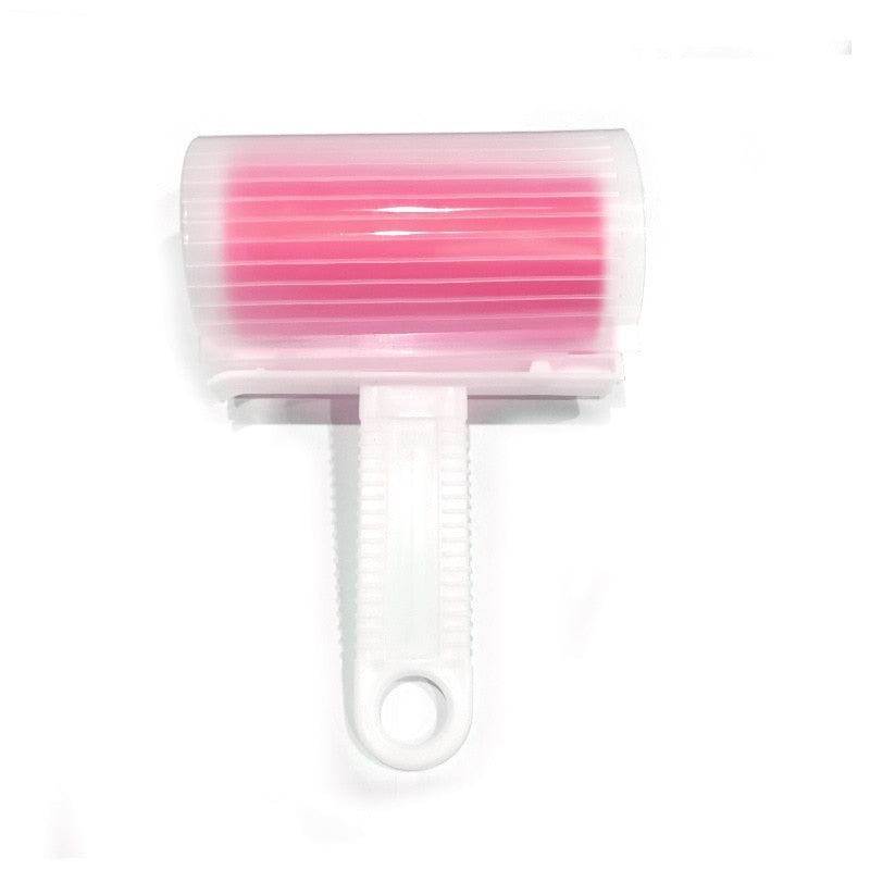 Washable Sticky Lint Remover Roller pink-with-lid by HitMyNeed