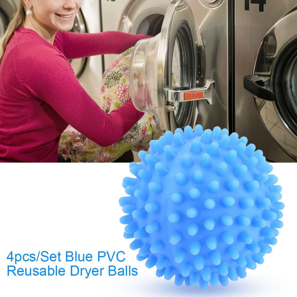 Washing Machine Laundry Softener Balls (4 Pack) by HitMyNeed