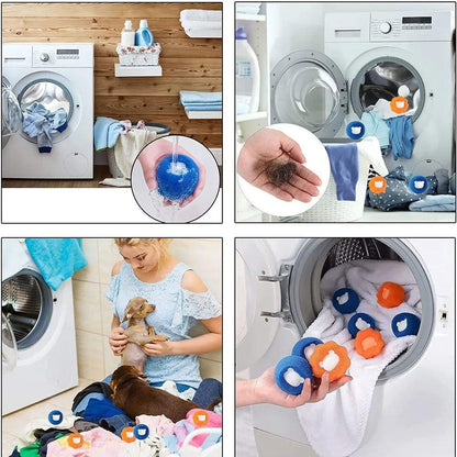 Washing Machine Pet Hair Remover Balls (3 Pack) by HitMyNeed