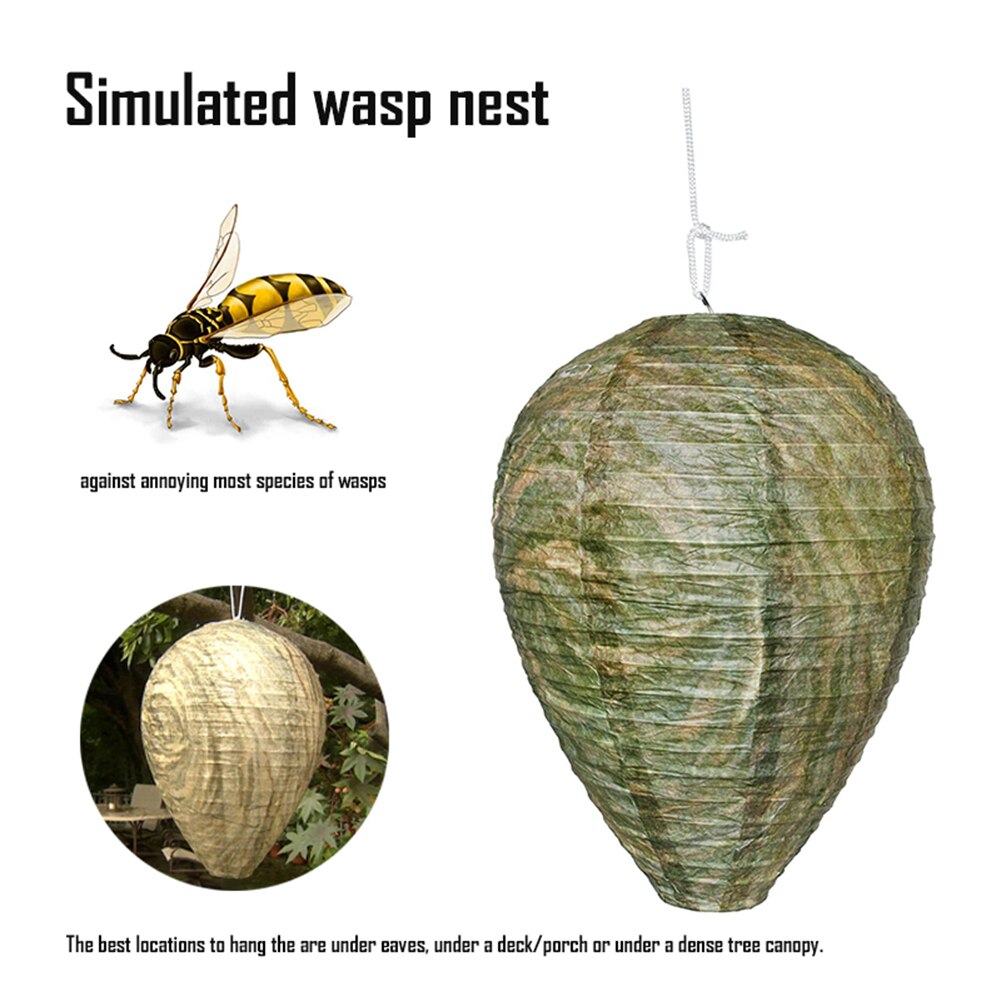 Wasp Deterrent Artificial Nest Decoy by HitMyNeed