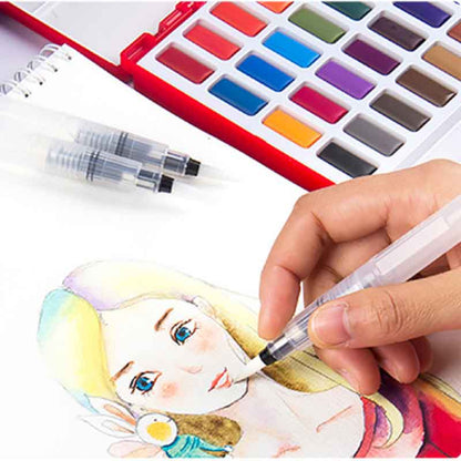 Water Brush Pens Set of 6 for Watercolor & Calligraphy by HitMyNeed