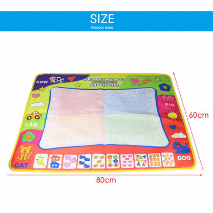 Water Doodle Mat Drawing Pad for Kids 80 x 60 cm by HitMyNeed