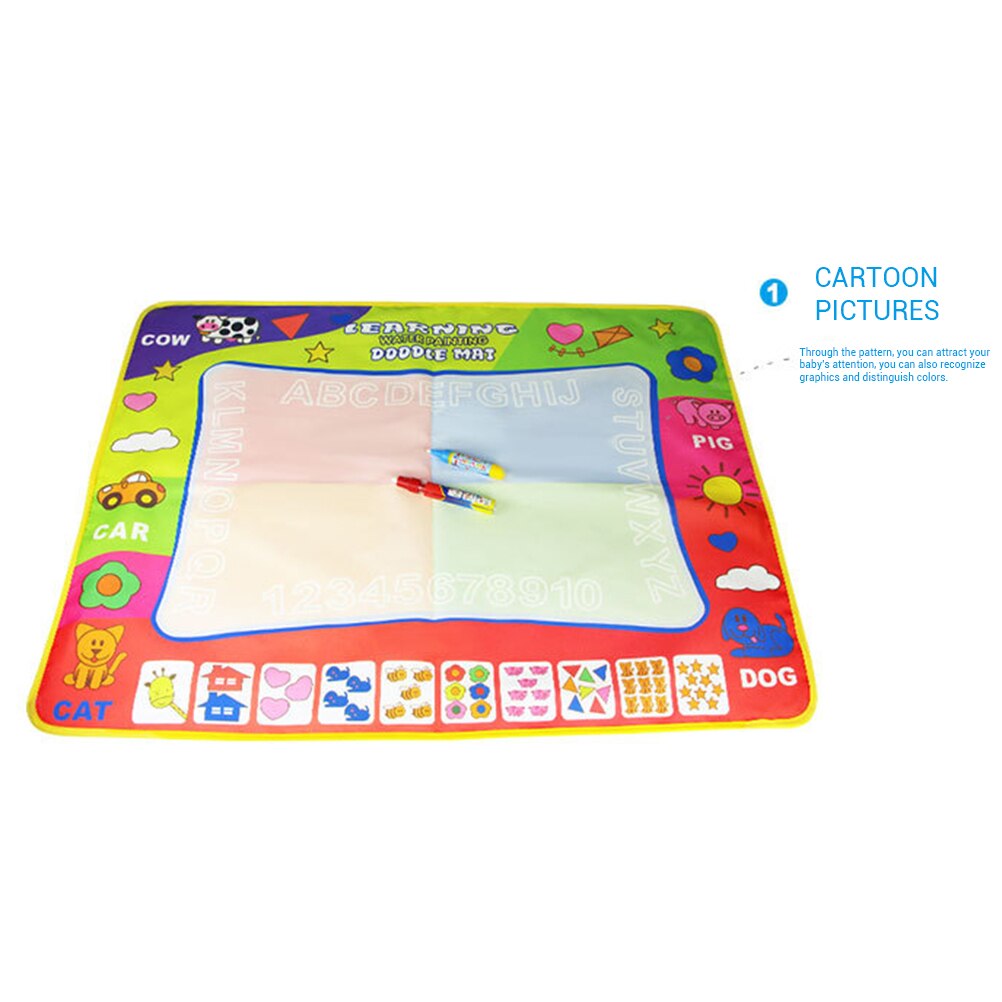 Water Doodle Mat Drawing Pad for Kids 80 x 60 cm by HitMyNeed