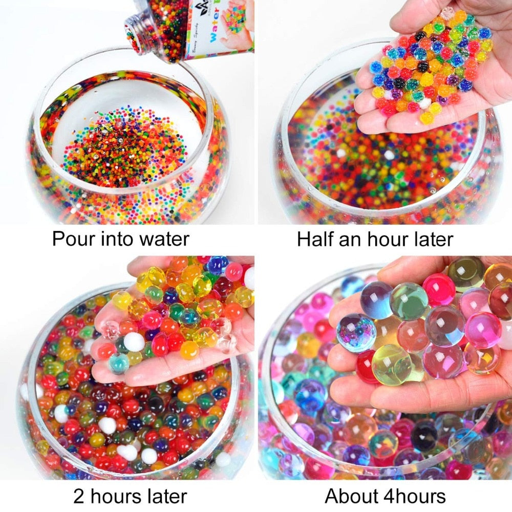 Water Gel Beads 3oz Set with Tweezers and Scoops by HitMyNeed