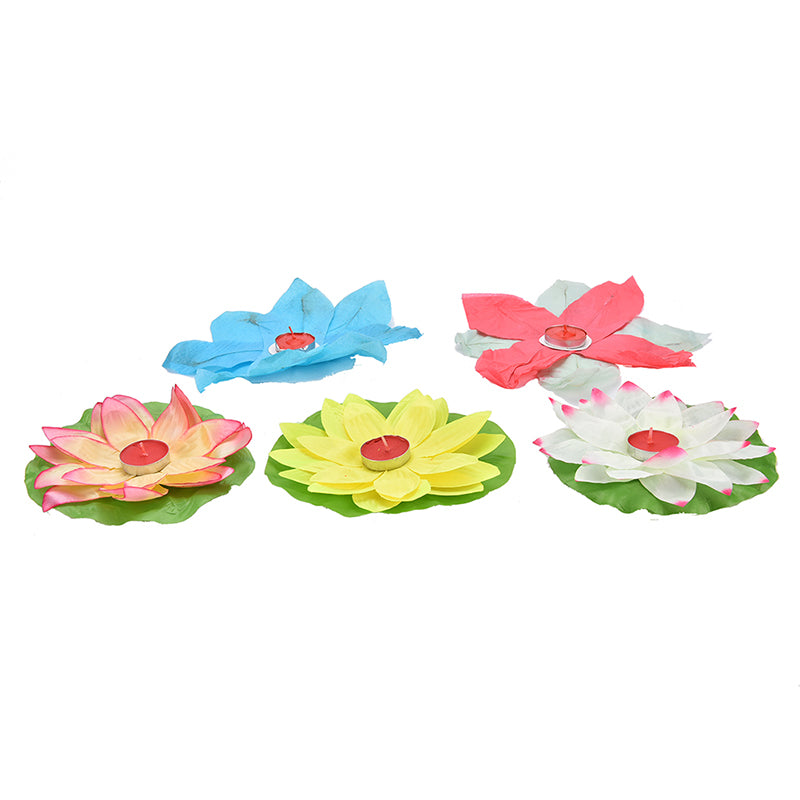 Water Lantern Flower-Shaped Floating Candle Decor by HitMyNeed