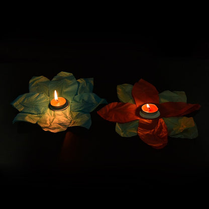 Water Lantern Flower-Shaped Floating Candle Decor by HitMyNeed