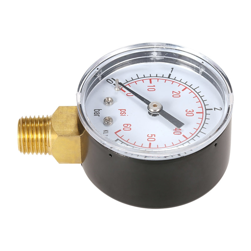 Water Pressure Gauge with 1/4" Thread, 0-60 PSI by HitMyNeed