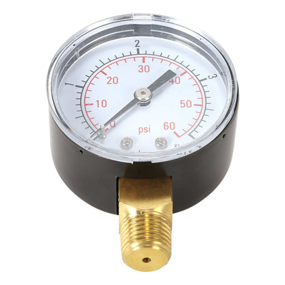 Water Pressure Gauge with 1/4" Thread, 0-60 PSI by HitMyNeed