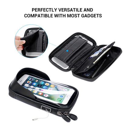 Water-Resistant Bike Phone Mount with Storage Case by HitMyNeed