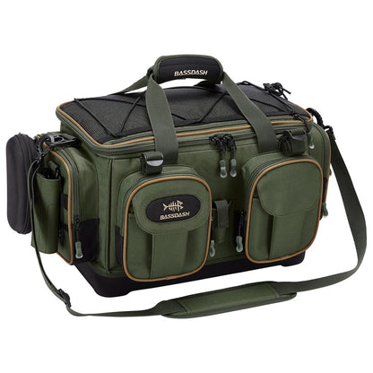 Water Resistant Fishing Tackle Shoulder Bag with Rain Cover by HitMyNeed