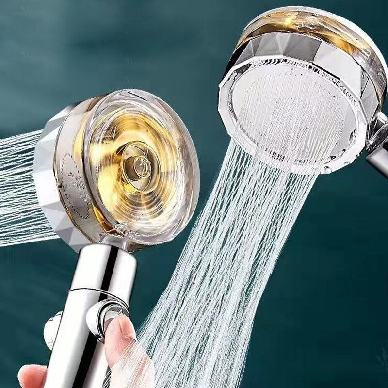 Water-Saving 360° Twin-Turbo Pressurized Shower Head by HitMyNeed