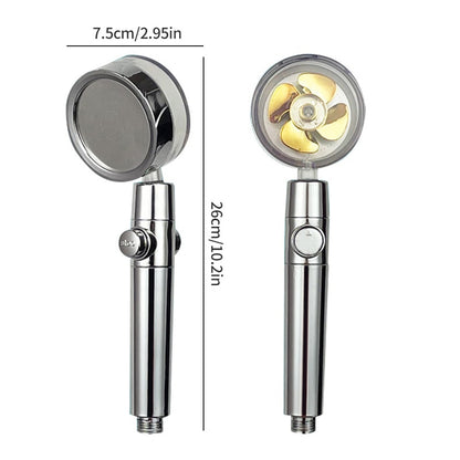 Water-Saving 360° Twin-Turbo Pressurized Shower Head by HitMyNeed