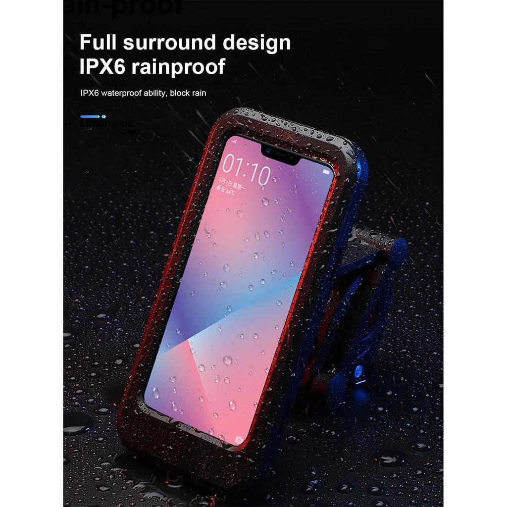 Waterproof 360° Motorcycle & Bicycle Phone Holder by HitMyNeed