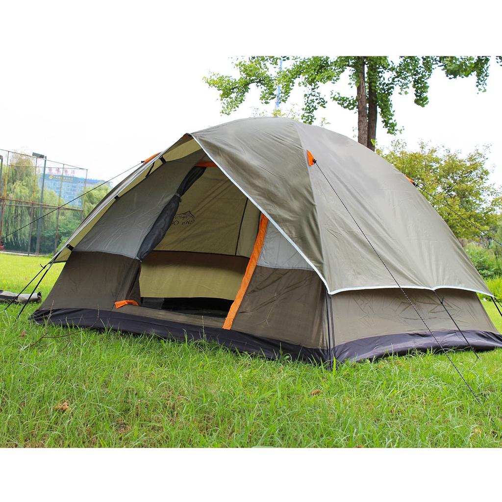 Waterproof 4-Person Camping Tent with Carry Bag by HitMyNeed