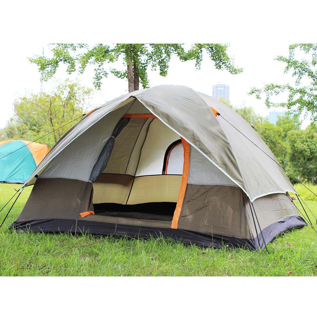 Waterproof 4-Person Camping Tent with Carry Bag by HitMyNeed