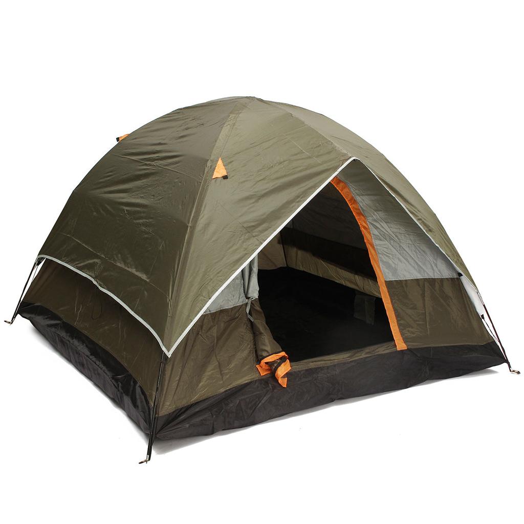 Waterproof 4-Person Camping Tent with Carry Bag by HitMyNeed