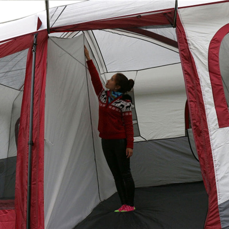 Waterproof 8-10 Person Family Camping Cabin Tent by HitMyNeed