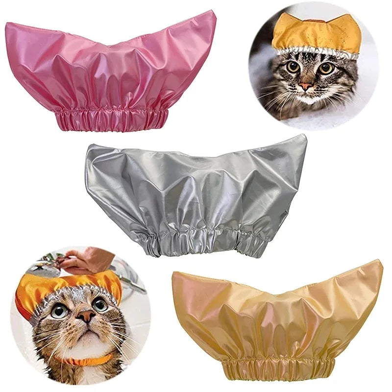 Waterproof Adjustable Pet Shower Cap for Cats & Dogs by HitMyNeed
