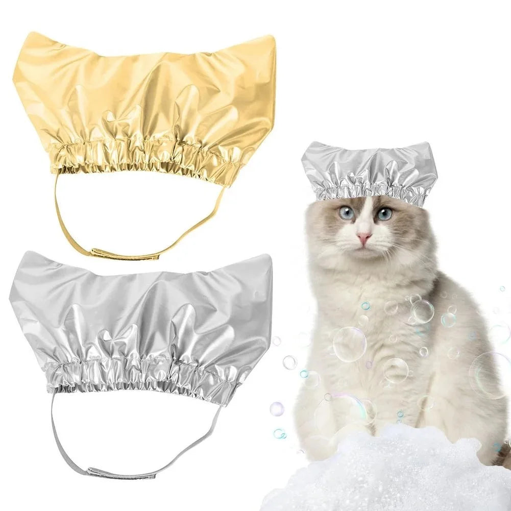 Waterproof Adjustable Pet Shower Cap for Cats & Dogs by HitMyNeed