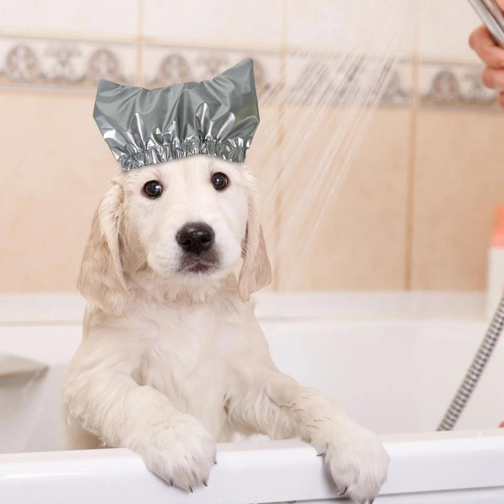Waterproof Adjustable Pet Shower Cap for Cats & Dogs by HitMyNeed