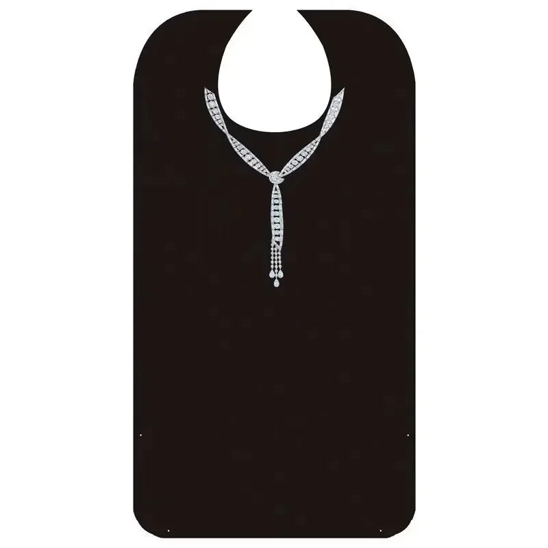 Waterproof Adult Bib with Crumb Catcher, Washable 1pcs-i by HitMyNeed
