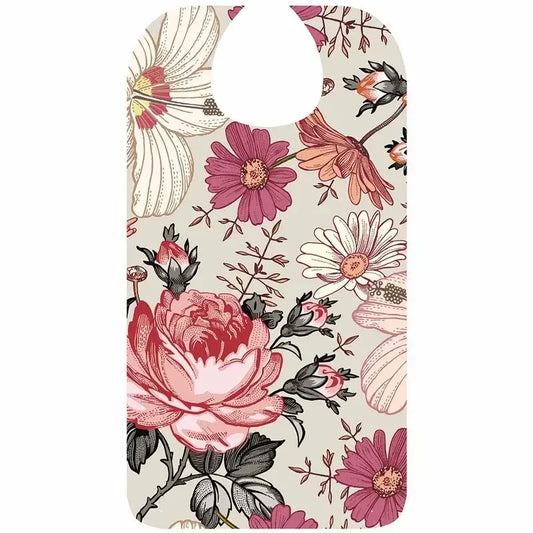 Waterproof Adult Bib with Crumb Catcher, Washable 1pcs-t by HitMyNeed