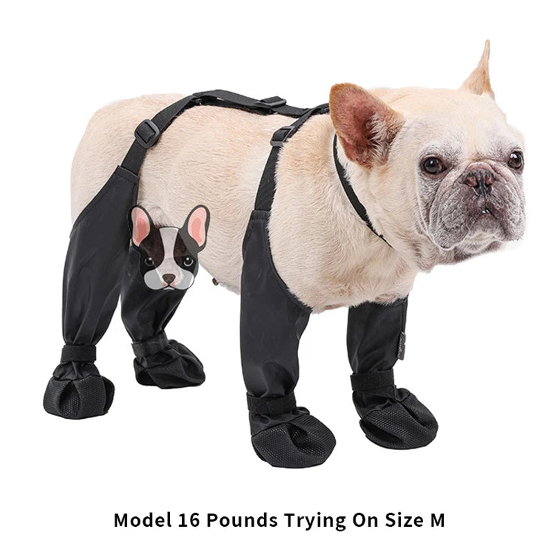 Waterproof Anti-Slip Dog Rain Boots for All Sizes by HitMyNeed