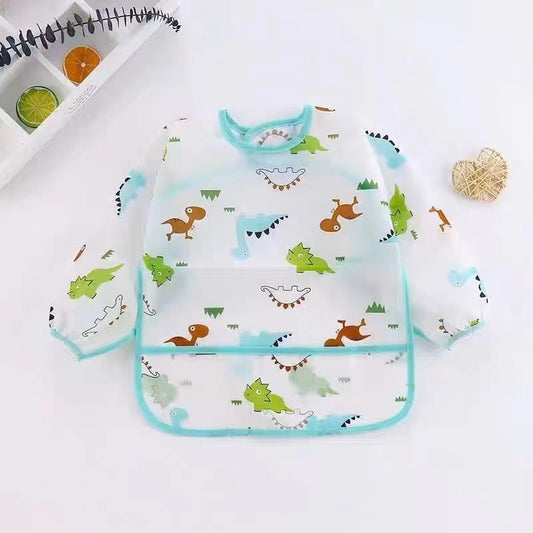 Waterproof Baby Full Sleeve Feeding Bib by HitMyNeed