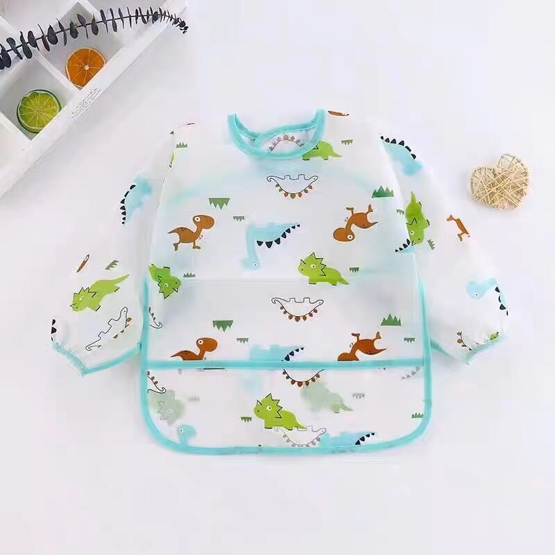 Waterproof Baby Full Sleeve Feeding Bib by HitMyNeed