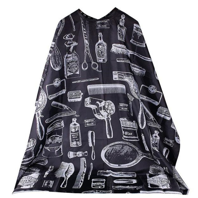 Waterproof Barber Cape Protector Black by HitMyNeed