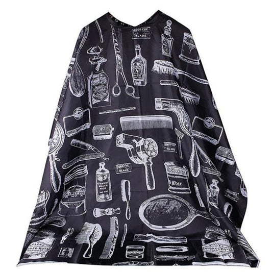 Waterproof Barber Cape Protector Black by HitMyNeed